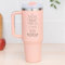 Wanapix | Taza Térmica XL Personalizada de Doble Capa | Capacidad 1,2 L | Conserva Frío y Calor Horas | Color Rosa | Personaliza mediante Grabado | Padre