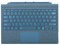 Seagtigau Clavier pour Microsoft Surface Pro 7+ / Pro 7 / Pro 6 / Pro 5 / Pro 4 / Pro 3, 12,3, Bluetooth Type Cover avec trackpad, disposition allemande QWERTZ (bleu cobalt)
