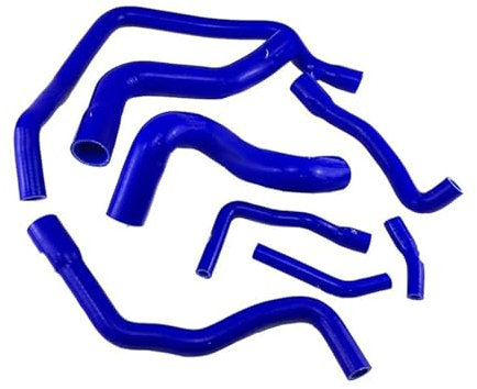 Manguera Admisión Aire Kit De Mangueras De Radiador De Silicona para BMW E34 M30 6CYC 525 528 530 89-95 (8 Piezas) Tubo Entrada Aire(K8-102 Blue)