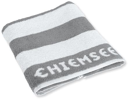 Chiemsee Jacquard-Duschtuch, Farbe Silber, Größe 70x140 cm