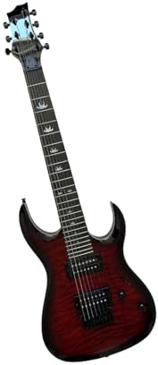 Chitarre Elettriche Adulti Chitarra Elettrica A 7 Corde Con Corpo In Mogano E Pickup Humoke
