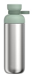 Mepal - Trinkflasche Edelstahl Vita - 2 Öffnungen für zusätzlichen Trinkkomfort - Auslaufsicher und Spülmaschinengeeignet - Neutral im Geschmack - Wasserflasche Edelstahl - 700 ml - Nordic sage