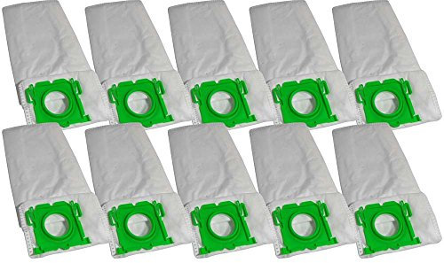 10 Staubsaugerbeutel aus Microvlies inkl. stabiler Anschlußplatte passend für Sebo Airbelt K1 Onyx