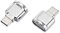 cablecc Lot de 2 adaptateurs USB 2.0 Type C USB-C vers Micro SD SDXC TF Lecteur de Carte pour téléphone Portable