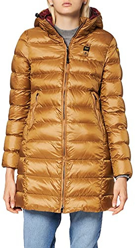 Blauer Impermeabile/Trench Lunghi Imbottito Piuma Parka, 292RH MOU' INT. Rosso Chianti, M Donna