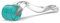 AUDUODUO® Derma roller 192 echte nadeln 0.3mm mit REAL SILVER Nadeln für Haut, Bart & Haare