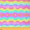 Regenbogenstoff Meterware Ombré Regenbogen Tie Dye Polsterstoff für Kinder Mädchen Teenager Bunter Pastell Dekostoff Niedlicher Aquarell Mädchenstoff Polster und Wohnakzente 276 x 150 (HxB)