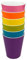 French Bull Set di 6 bicchieri in melamina da 470 ml, colori assortiti, impilabili, lavabili in lavastoviglie, senza BPA, tazze da dringking
