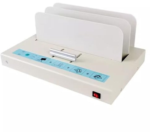 HotcoS Rilegatrice elettrica a Caldo, rilegatrice Termica per A4, Kit di Rilegatura Termica per File A4 con Riscaldamento ceramico PTC per Report in Ufficio o per Uso Domestico rilegatrice elettrica