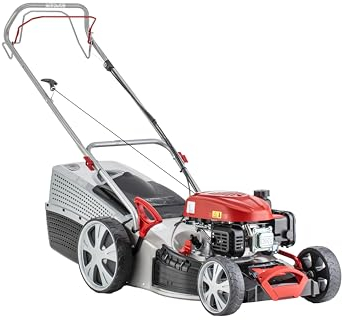 AL-KO Benzin-Rasenmäher Classic 4.64 SP-A Plus, 46 cm Schnittbreite, 2.1 kW Motorleistung, 1-Gang Hinterradantrieb, für Rasenflächen bis 1400 m², 4INONE function