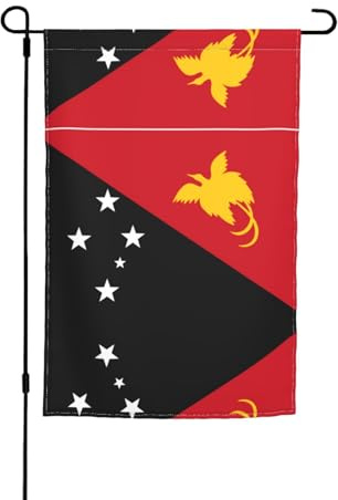 WZYCWB Gartenflagge, 30,5 x 45,7 cm, dekorative Flagge für Terrasse, Balkon, Hinterhof, Rasen, dekorative Flagge von Papua-Neuguinea