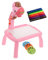 Vaguelly 2 Pcs Interactive Educational Tool Boys and Girls Drawing Table Projector Painting Board Cartoon Learning Toy Compact Design