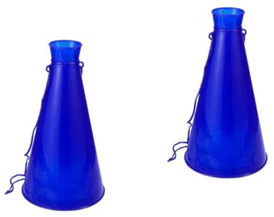 Mipcase 2pcs Football Horn Toy Party Poers Game for Concerts and Festivals Portable