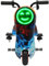 Kinder Elektro-Drift-Scooter, 3 Geschwindigkeiten 180W Drift Trike, mit LED-Licht & Bluetooth – 50kg Tragkraft, Sitz verstellbar 82-92cm für Jungen & Mädchen ab 3 Jahren (Eisfeuer)