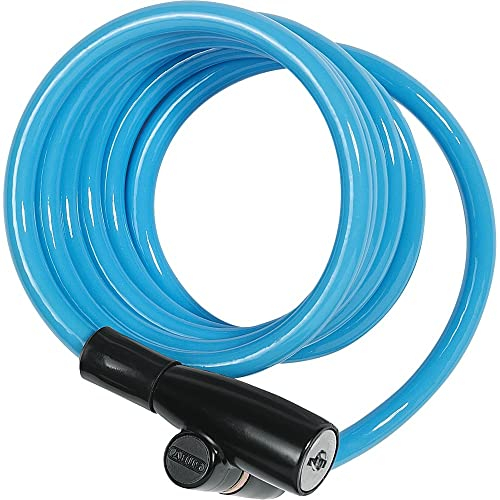 ABUS Spiralkabelschloss 1950 - Fahrradschloss aus 7,5 mm starkem Spiralkabel - ABUS-Sicherheitslevel 2-120 cm - Zufallsfarbe Kids