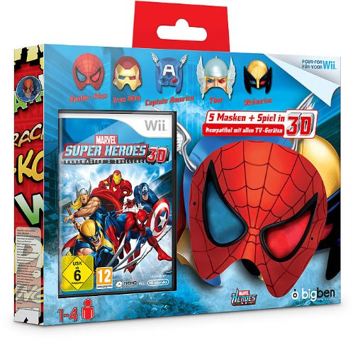 Marvel Super Heroes: Grandmaster's Challenge (inkl. 5 Super-Helden 3D-Masken)