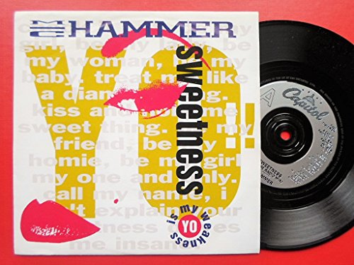 Hammer, MC Sweetness Boilerhouse Radio Mix 7 Capitol CL616 EX/EX 1991 picture sleeve