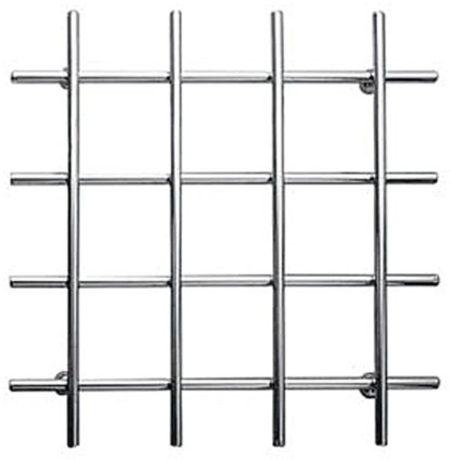 Premier Housewares Trivet - Chrome, H1 x W21 x D21cm, Silver