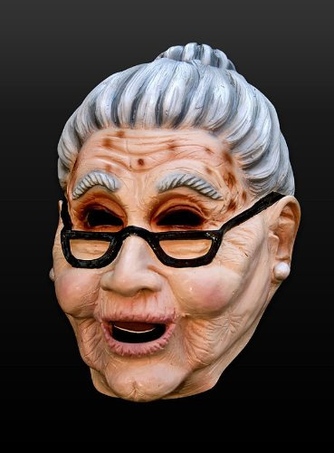 Maske Großmutter Oma Omamaske Halloween Karneval