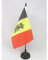 AZ FLAG - Tischflagge Belgien Dienstflagge - 21x14 cm - Belgiens Tischfahne 14 x 21 Cm - Flaggen