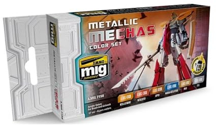 Ammo Metallic Mechas Color Set Acrylic Paint Set