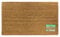 JVL Manor Plain Natural Coir Backed Door Mat, Latex, Brown, 40 x 60 cm