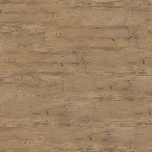 Vinylboden zum kleben 1 Paket (3,77 m²) 0,30 mm Nutzschicht 2 mm Stärke Holzoptik (Picea natur) Klebevinyl Klebefliesen Vinylfliesen zum Verkleben für Küche Bad Wohnzimmer Wasserfest