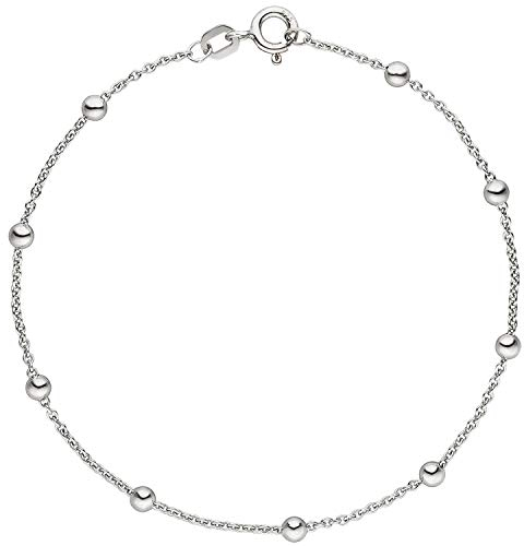 Jobo Damen-Armband aus 925 Sterling Silber mit kleinen Kugeln 18,5 cm
