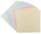 Ideen mit Herz Klappkarten-Set blanko | edel geprägt | 10 Faltkarten (240 g/m²) + 10 weiße Umschläge (120 g/m²) | (PrägungPrag | Pastelltöne, 16 x 16 cm)