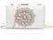 Jywmsc Damen Clutch mit Kette Party Hochzeit Handtasche für Braut Abendtasche Umhängetasche Handtasche Abschlussball