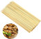 Dokpav Bambusspieße, 100 Stück Schaschlikspieße Holz, Spieße BBQ, 25cm x 3mm
