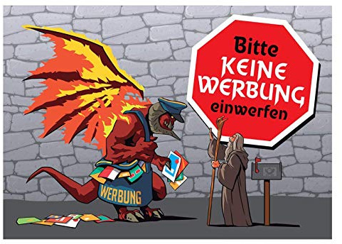 Aufkleber Keine Werbung einwerfen