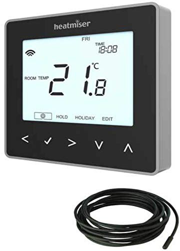 Kudos-Trading - Heatmiser Neo-E Smart Stat Electric Underfloor Heating Thermostat Works with NeoHub Gen 2 Giving Interface with Apple Home, Alexa & Google Home.