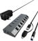 ICY BOX 7 Port USB 3.0 Type-A Hub Ladegerät Aluminium IB-HUB1701-C3