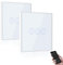 BSEED Interruptor de Pared WiFi,Interruptor Smart 3 Gang 2 Vías con Pantalla Táctil Blanco,Compatible con Alexa y Google Home, Control de APP y Función de Temporizador-2 Paquete【Se necesita Neutro】