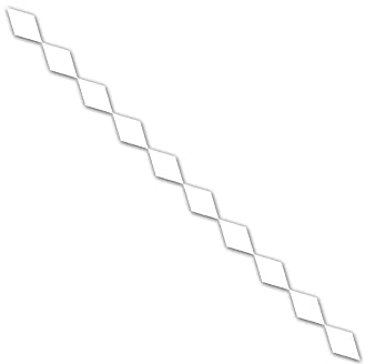 Rauten-Band Aufkleber Muster Karo LKW Beschriftung Deko Sticker 100x6cm #A5728