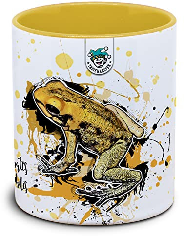 Tassenkasper Froschtasse Phyllobates terribilis - Schrecklicher Pfeilgiftfrosch, Exoten, Terraristik