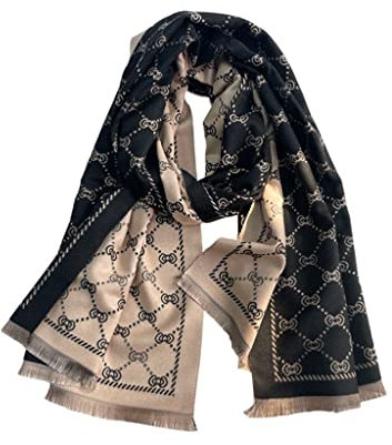 Schal Winterschal Deckenschal Polyester Baumwollschal for Frauen Winter warme Schals Mode französische Romanze Wraps Tücher Lange Decke Schals Halstuch Scarf Poncho Cape