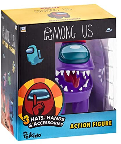 Among Us Action Figure da collezione Serie 1 con accessori - Viola