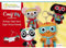 Avenue Mandarine KC146C - Kreativset Mini Couz'IN, 4 Tiere zum Nähen, ideal für Kinder ab 6 Jahren, 1 Set, Superhelden