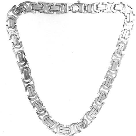 Original italienische Etrusker Königskette flach 925 Silber 12 mm breit 70 cm Silberkette Halskette Damen Herren Schmuck ab Fabrik tendenze Italy