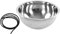 Lavabo Rond pour Bateau de Camping-car, 13,4 Pouces de Diamètre en Acier Inoxydable 304, Grande Capacité, Lavabo de Bateau Marin pour Camping-car, Camping-car, Caravane, Cuisine