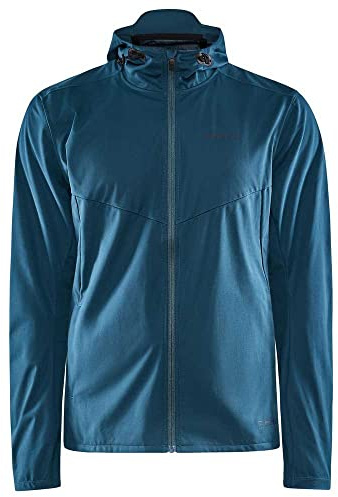 Craft Sportswear ADV Essence Hydrojacke, wasserdicht und winddicht Laufen Radfahren Regenjacke mit Kapuze