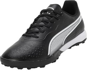 Puma Unisex Adults King Match Tt Soccer Shoes, Puma Black-Puma White, 9.5 UK