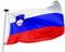 FLAGLY Premium Fahne Slowenien 100 x 150 cm - 115g/m² Stoffgewicht - handgefertigt, Robustes und witterungsbeständiges Glanzpolyester mit Ösen, Nationalfahnen (100 x 150 cm, Slowenien)