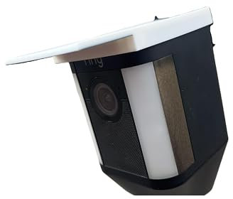 Ring Outdoor/Spotlight Camera Cam Flat Rain Weather Cover for Plus/Pro 2023 (PLUS WHITE)