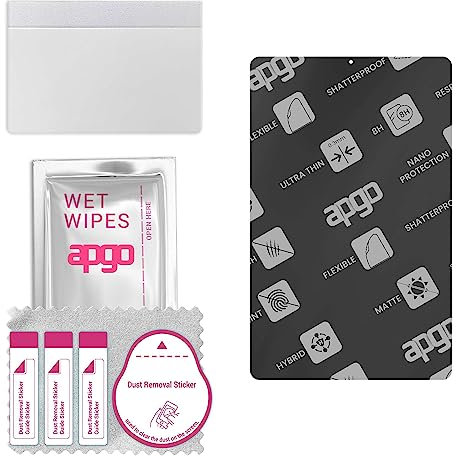 apgo Protector de pantalla MATTE Hybrid Glass para Lenovo Tab K10