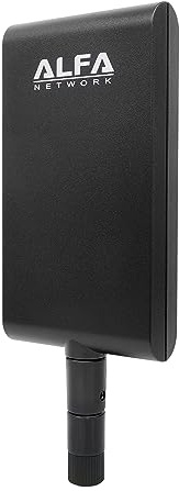 ALFA APA-M25-6E Tri-Band 2,4 GHz/5 GHz/6E hohe Verstärkung Richtungsrichtung 10 dBi Indoor RP-SMA Panel Antenne