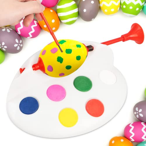 Jinhuaxin Eierfarben-Malgerät, Eiermalmaschine, Ostereier Bemalen Maschine, 6 Eierfarben - Ostereier Bemalen, Eierhalter zum Bemalen, Ostereier Farben