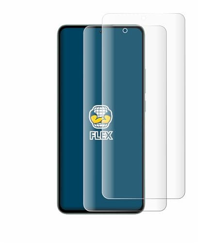 BROTECT Schutzfolie für Xiaomi 13T | 2 Stück Transparenter Displayschutz Made in Germany Klare Full-Screen Folie Full-Cover 3D Curved Montage Kit